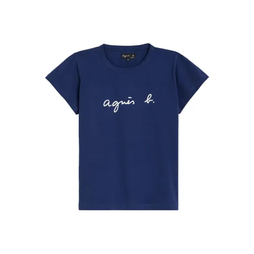 Agnes B. Темно-синие женские футболки