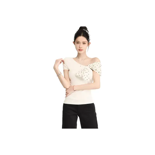 MISSHONEY MH T-рубашка Женская Белая