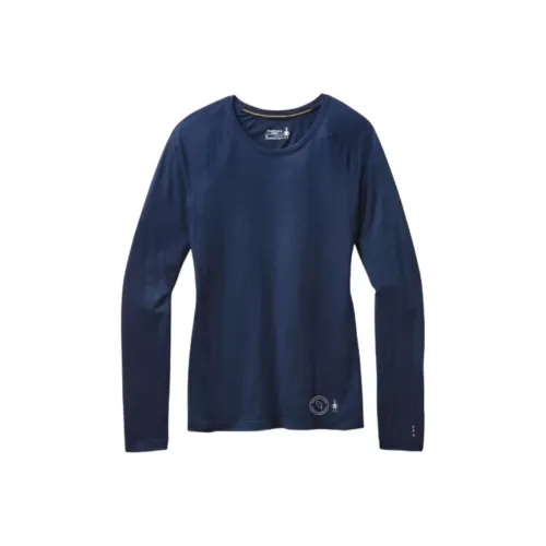 SMARTWOOL Синие Женские Футболки