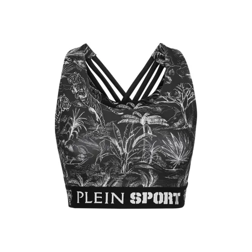 PLEIN SPORT SS24 Майка Женская Черная