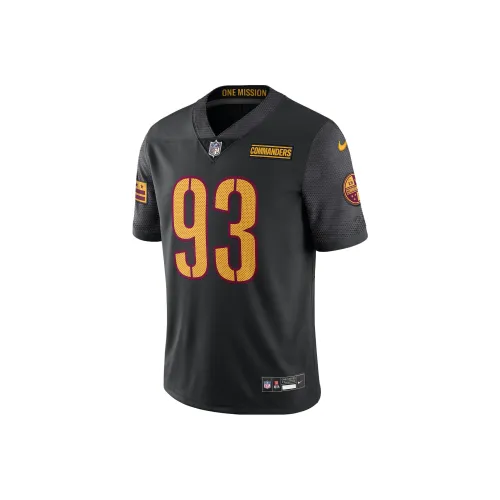 Nike Черная Мужская Футбольная Джерси