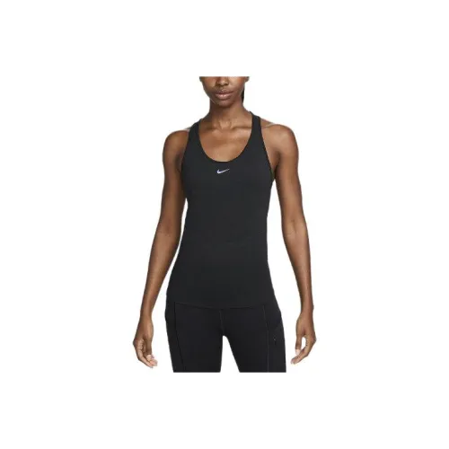 nike Черные Майки для бега для женщин