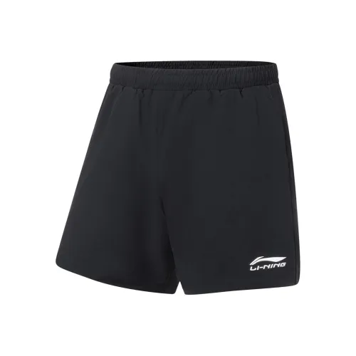 LINING Badminton Series Черные Мужские Спортивные Шорты