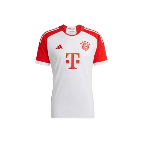 Adidas Bayern Munich Футбол Джерси Мужской Красный Белый Цветовая схема