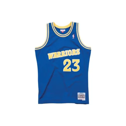 Mitchell Ness Синий Унисекс Баскетбольная Джерси