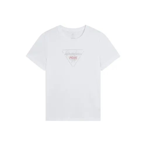 PEAK Полностью Белые Женские T-рубашки