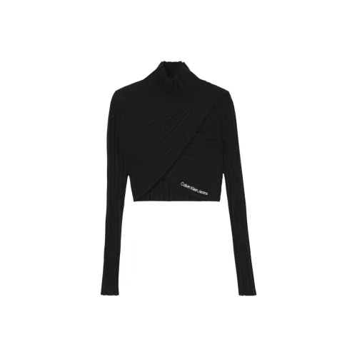 CK Calvin Klein FW22 Свитер Женский Черный