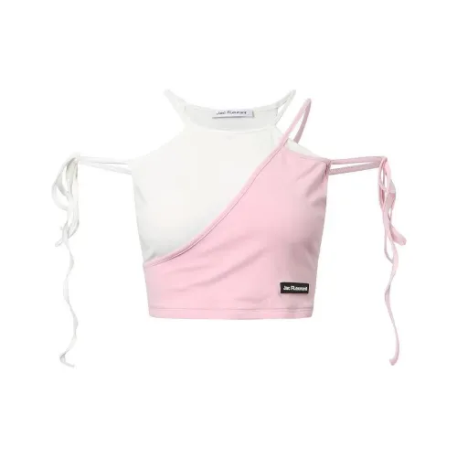 JAC FLEURANT Майка Женская Белая Розовая