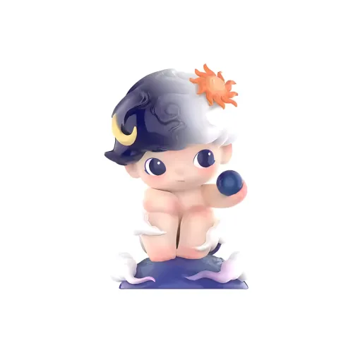 POP MART Коллаборация Edition DIMOO EARTH DAY Фигурка Модная Кукла Модная Прозрачная Слепая Коробка с Карточкой