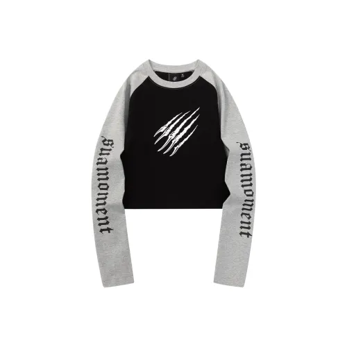 Suamoment Длинный рукав Т-рубашка Женская