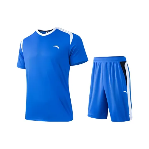 ANTA Variety Тренировки Коллекция Футбол Джерси Набор Мужской Ярко-синий