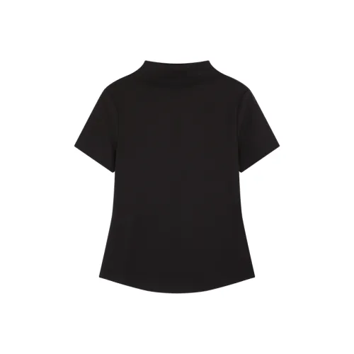 Mo Han Yi Mei Новогодний T-рубашка Женская Черная