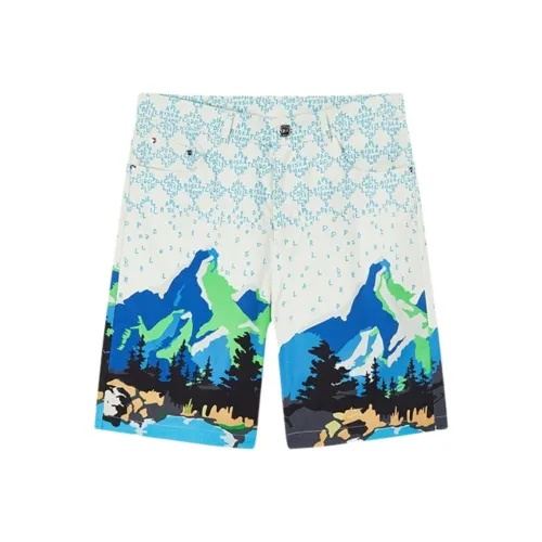 DILLO SS25 Повседневные шорты Мужские Натуральный белый Буква