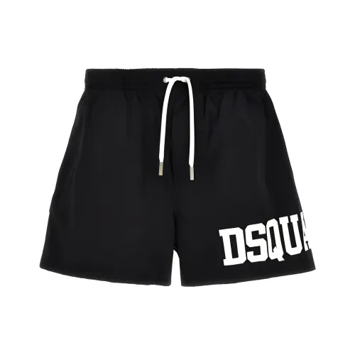 DSQUARED 2 Черные Мужские Спортивные Шорты