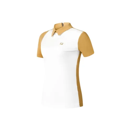 FILA T Рубашка Женская Желтая Дерево Коричневый