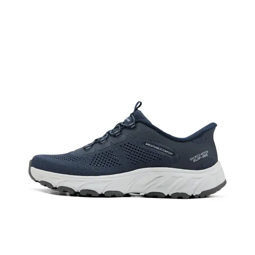 Skechers OUTDOOR MENS Кэжуал Низкий Топ Темно-синий Синий Мужской
