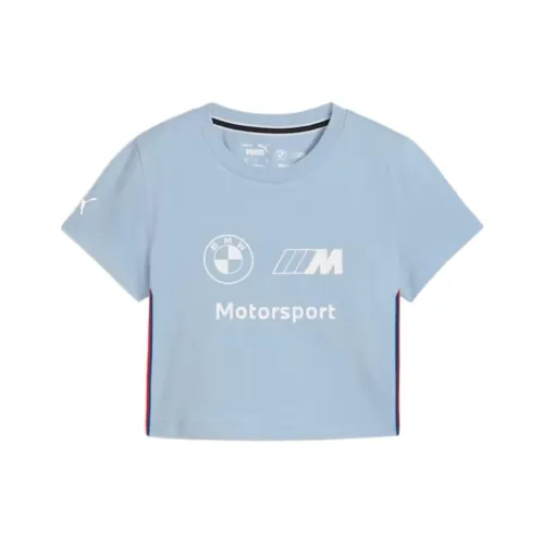 PUMA Blue Women's T-Shirts PUMA Синий Женские Футболки