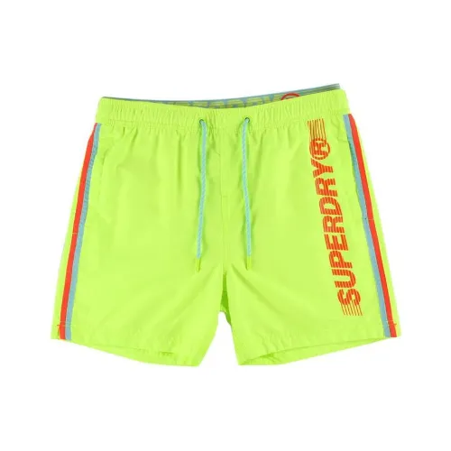 SUPERDRY Спортивные шорты Мужские Зеленые