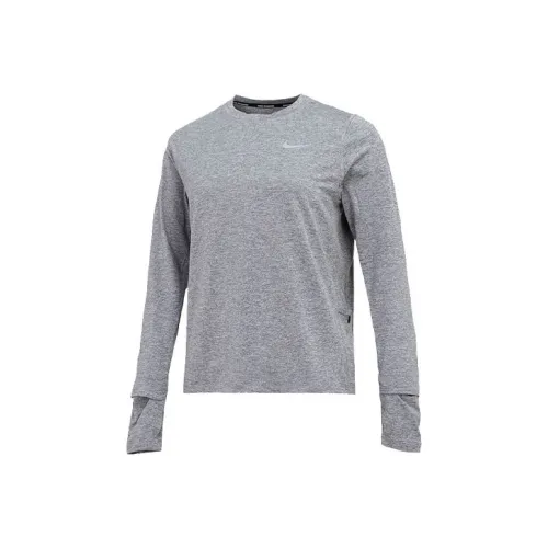 Nike Бег T-Shirt Женская Серого цвета