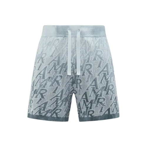 AMIRI Повседневные шорты Мужские Светло-синие