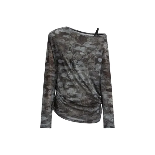 IMXS New Horse Run Collection T-Shirt Женская Зеленый Камуфляж