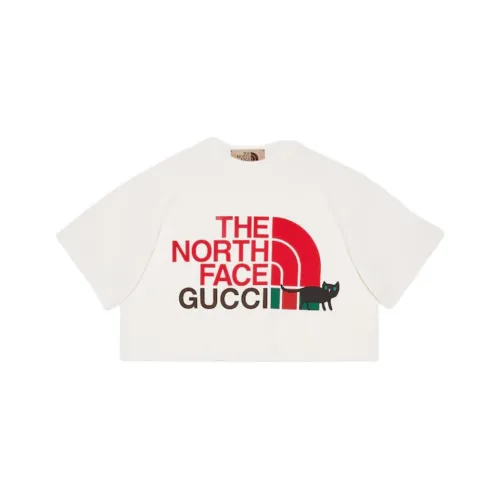GUCCI x THE NORTH FACE T-Shirt Женская Айвори