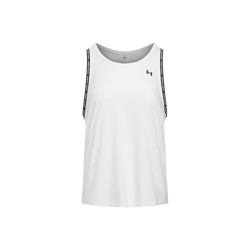 Under Armour TechKnockout SS25 Майка Женская Белая Черная