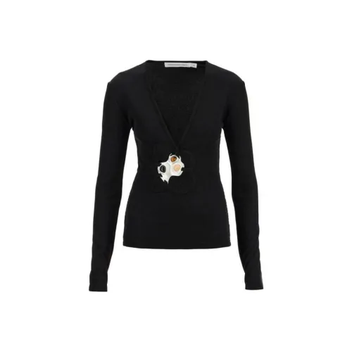 Christopher Esber T-Shirt Женская Черная