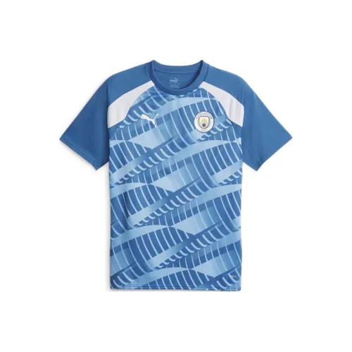 PUMA Коллекция домашней формы Manchester City Футбол Джерси Мужской Синий