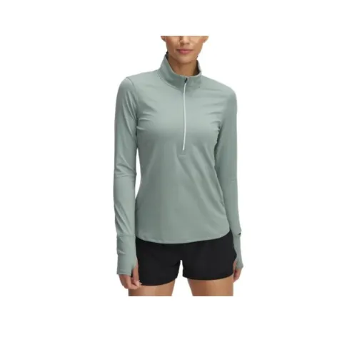 Under Armour Qualifier SS25 T-Shirt Женская Lime Green