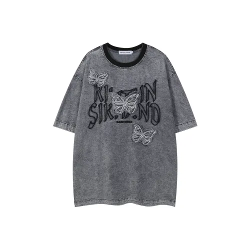 BEAR UNION Серый Унисекс Футболка