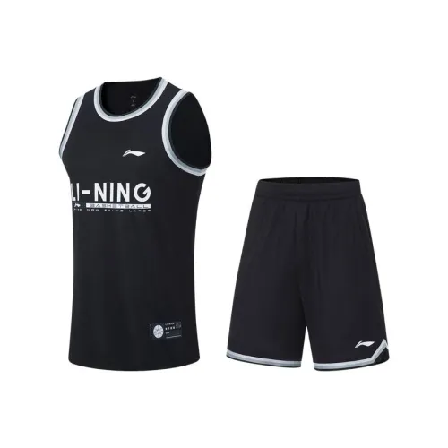 LINING CBA Collection Professional Basketball Collection Баскетбольный костюм мужской черный