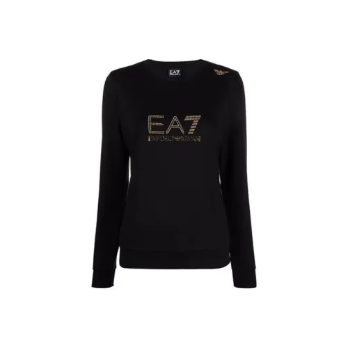 EMPORIO ARMANI EA7 FW21 T Рубашка Женская Черная