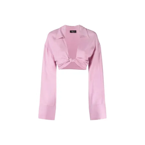 Blumarine Розовые Женские Короткие Топы
