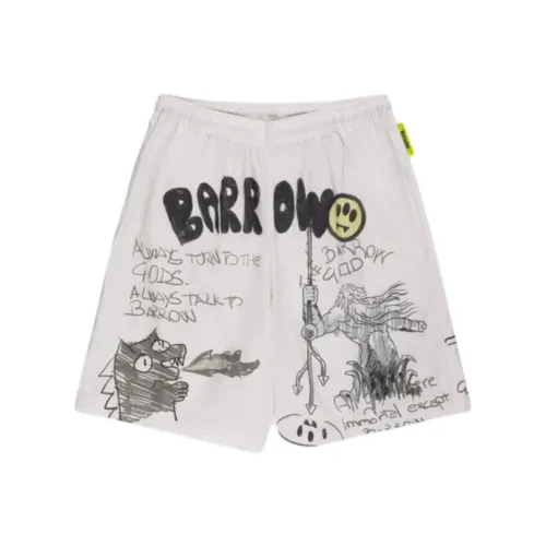 Барроу SS24 Повседневные шорты Унисекс Белый