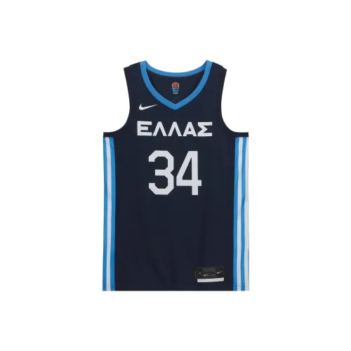 Nike Баскетбольная Джерси Мужская Морской Синий