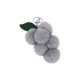 Виноградный брелок - светло-серый