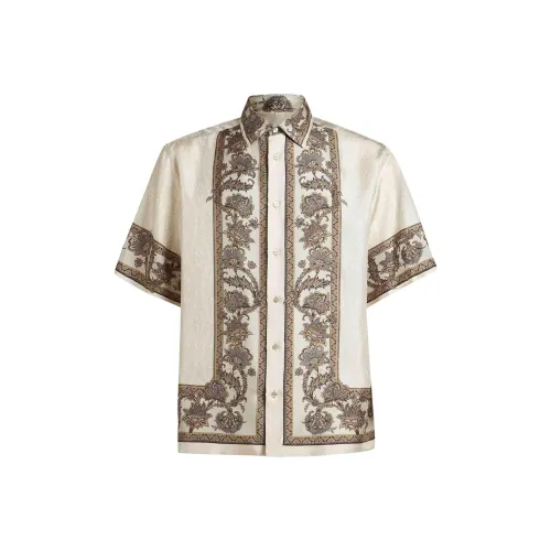 ETRO Белая Мужская Рубашка