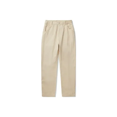LINING Повседневные брюки Мужские Молочно-коричневые