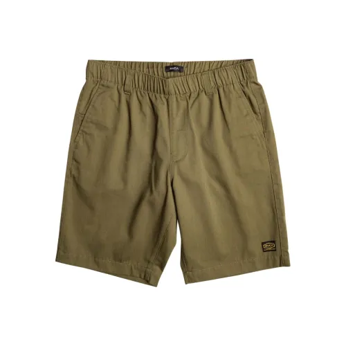 RVCA Повседневные шорты Унисекс Оливковый