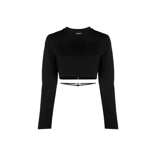 Jacquemus Черный Женские Короткие Топы