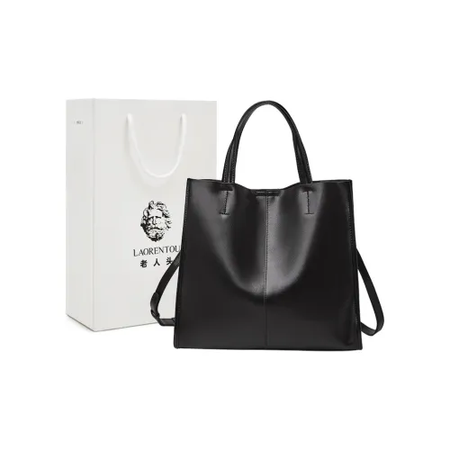 Old Man's Head Сумка из крупнозернистой текстуры коровьей кожи женская черная винно-кофейная