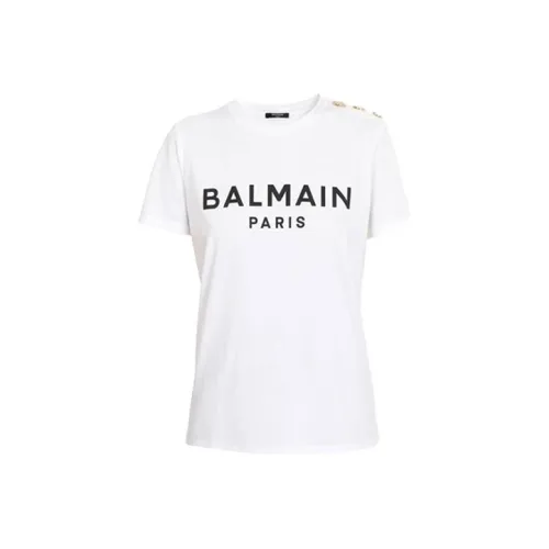BALMAIN Белые Женские Футболки
