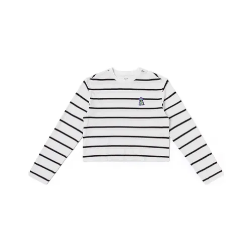 Ли совместный модель Xline T Рубашка Женская Белая