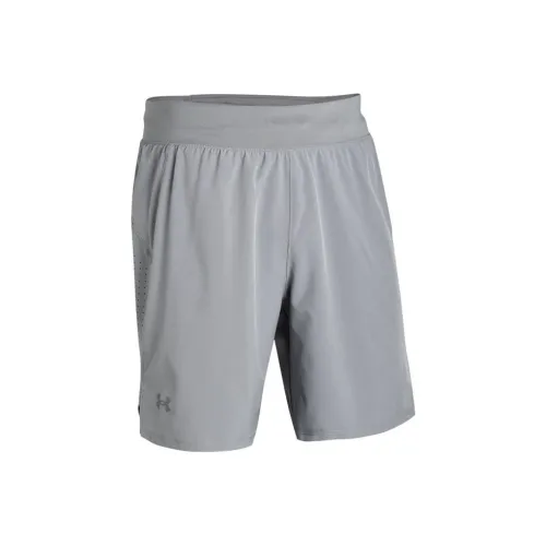 Under Armour Launch Серые Мужские Спортивные Шорты