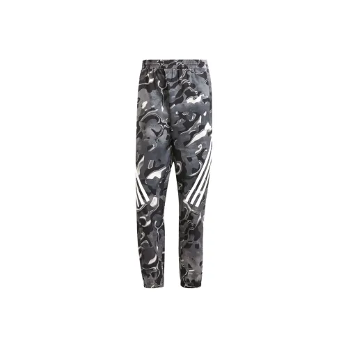 Adidas Future Icons ALLOVER PRINT Спортивные штаны Tracksuit Bottoms Спортивные брюки Мужской Черный