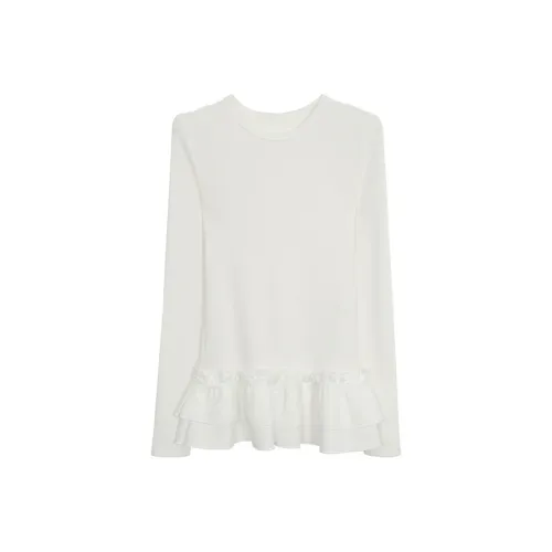 SLEEP AT 11 T Рубашка Женская Белая