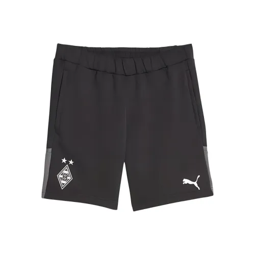PUMA Borussia Mönchengladbach Повседневные шорты Мужские Черные