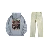 Светло-серый + Грязно-желтый