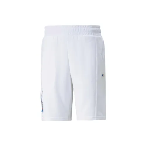PUMA Bmw Mms Белый Мужские спортивные шорты
